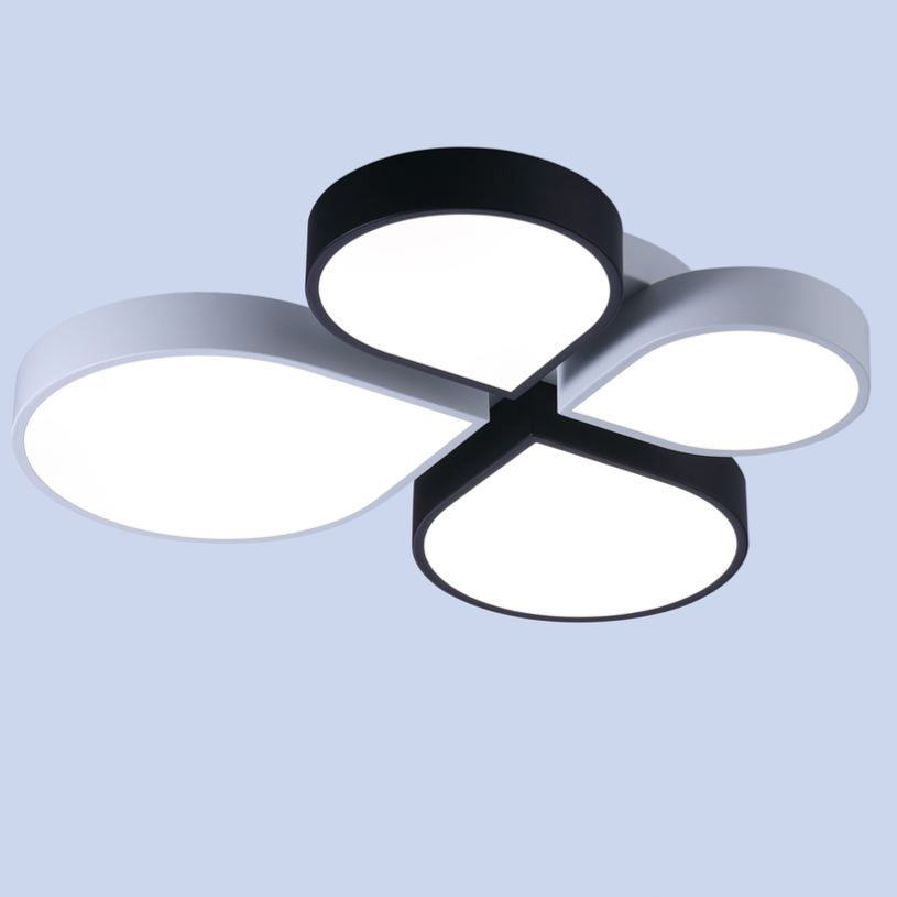 Lustra LED Cicek White & Black Echivalent 250W