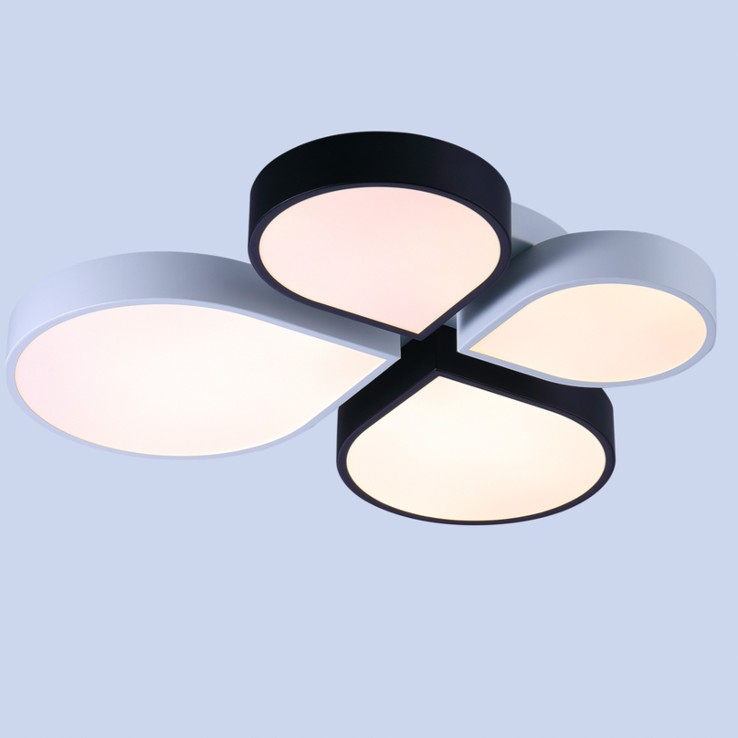 Lustra LED Cicek White & Black Echivalent 250W