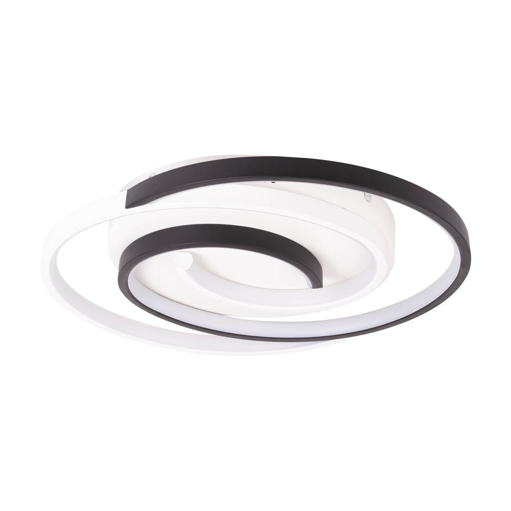 Lustra LED Snail White & Black Echivalent 200W