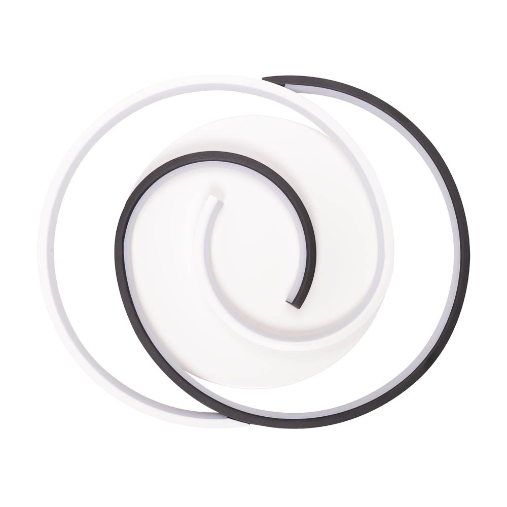 Lustra LED Snail White & Black Echivalent 200W