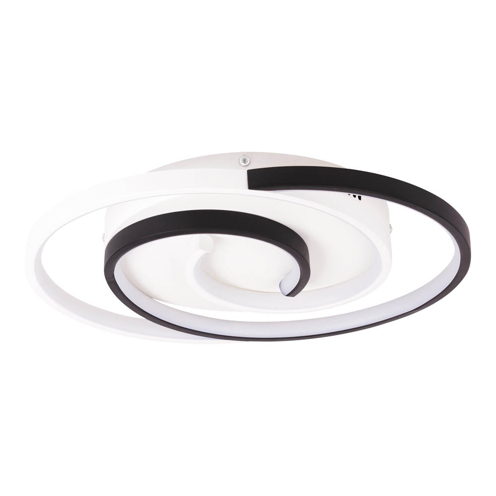 Lustra LED Snail White & Black Echivalent 200W