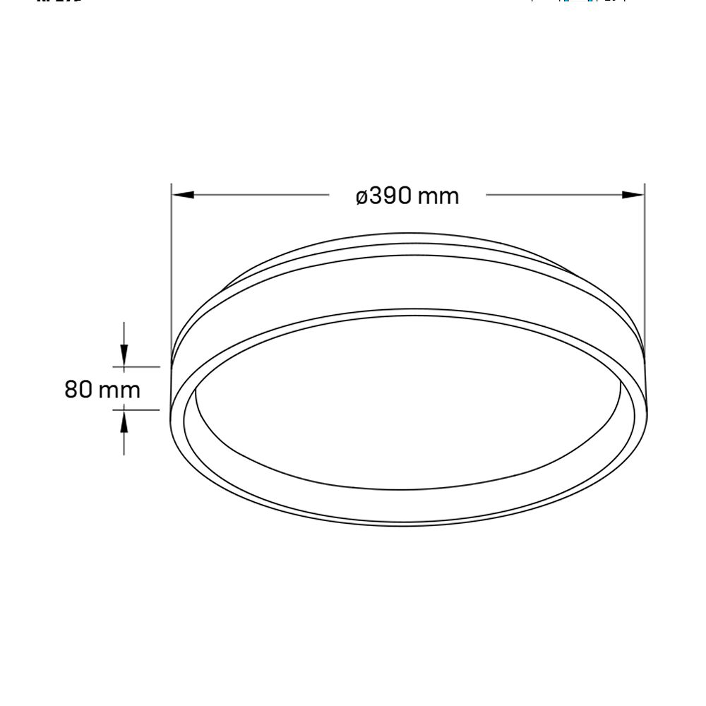 Plafoniera LED 39CM POLARIS GOLD 32W Echivalent 200W