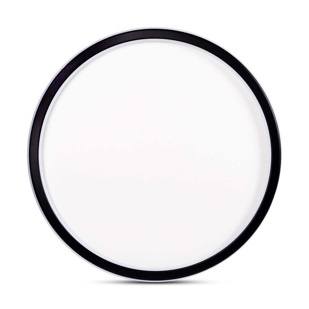Plafoniera LED MIA Alb & Negru Rotunda 50CM Echivalent 300W