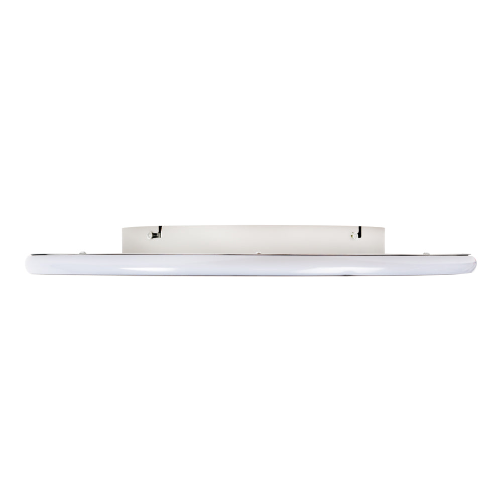 Plafoniera LED MIA Alb & Negru Rotunda 50CM Echivalent 300W
