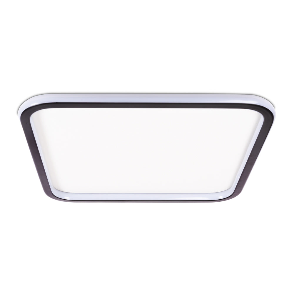 Plafoniera LED METTA Alb & Negru Patrata 50CM Echivalent 350W