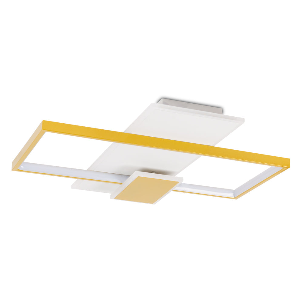 Lustra LED ELIA White & Gold Echivalent 300W