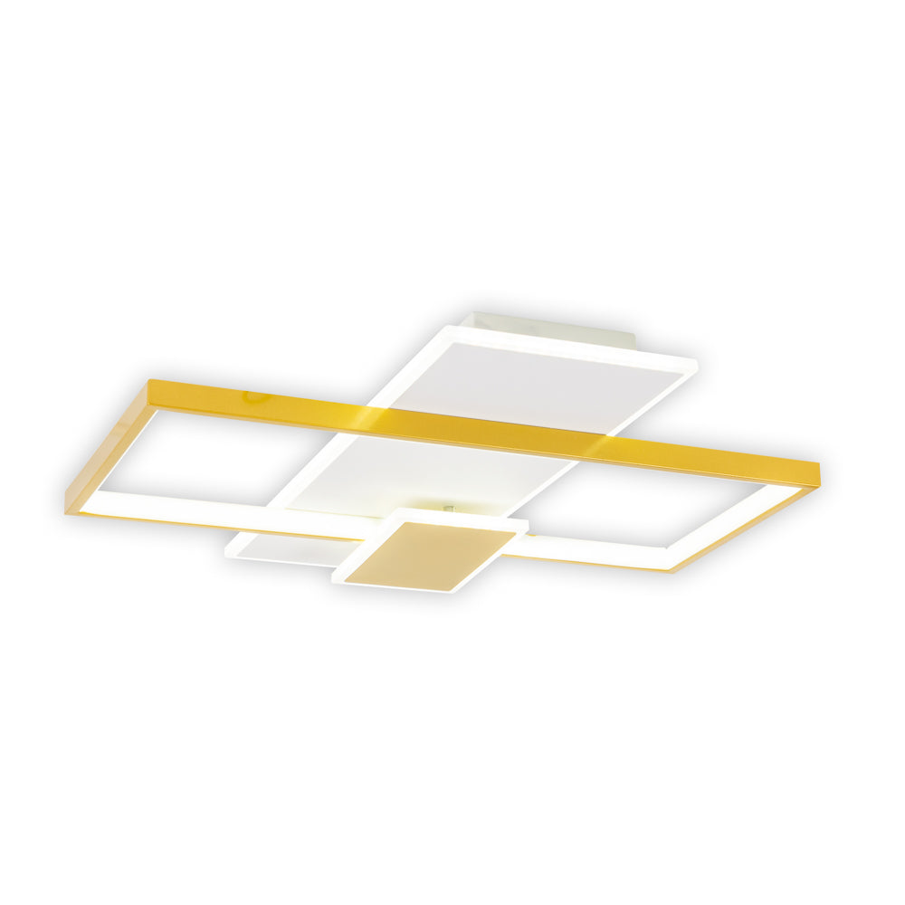 Lustra LED ELIA White & Gold Echivalent 300W