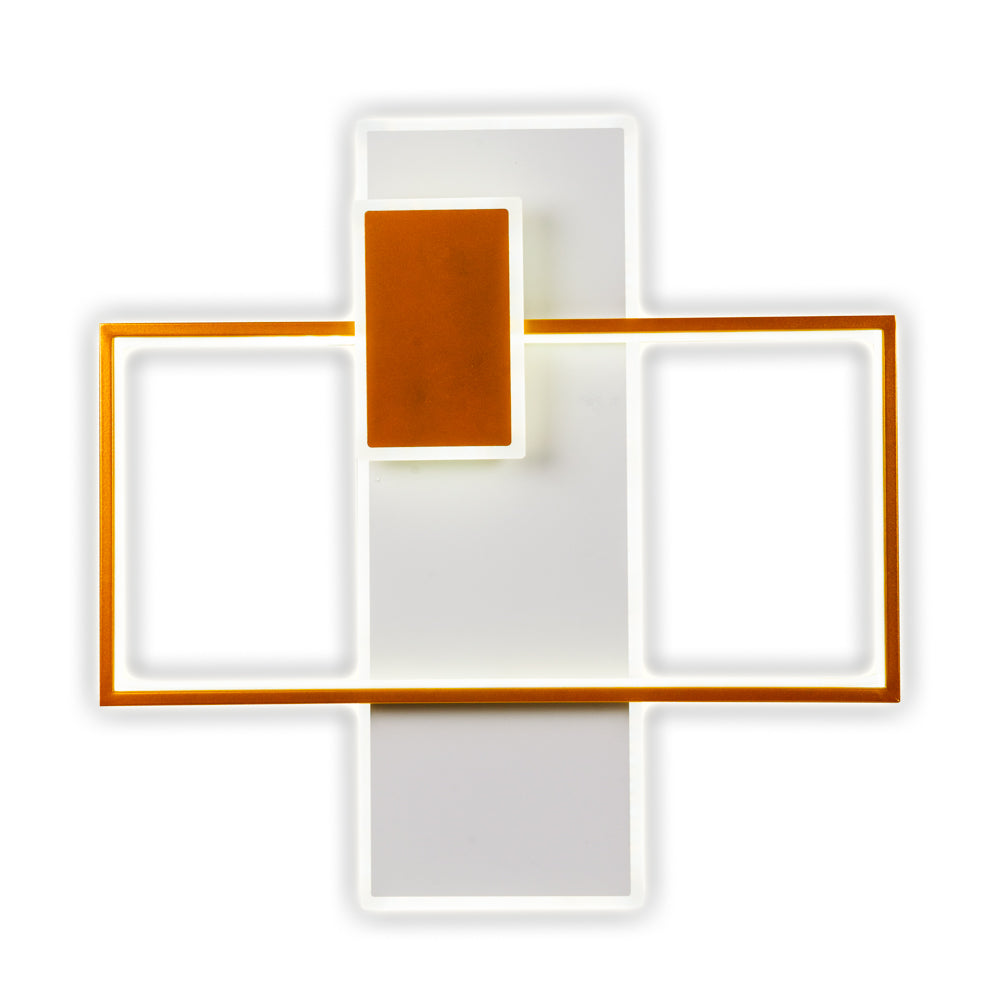 Lustra LED ELIA White & Gold Echivalent 300W