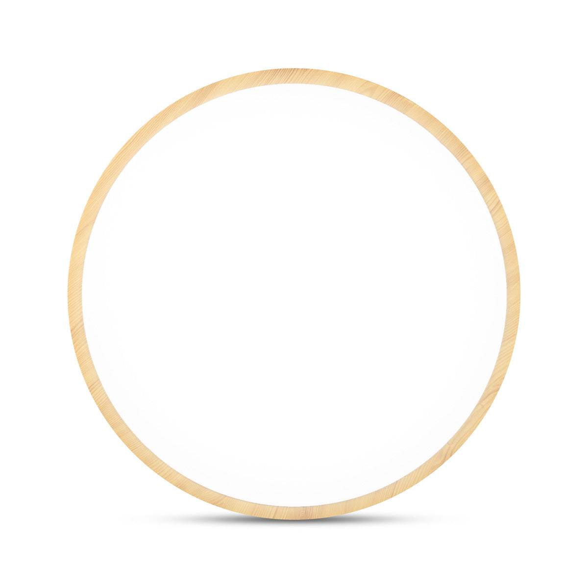 Plafoniera LED Woody Alb & Maro Rotunda 50CM Echivalent 250W