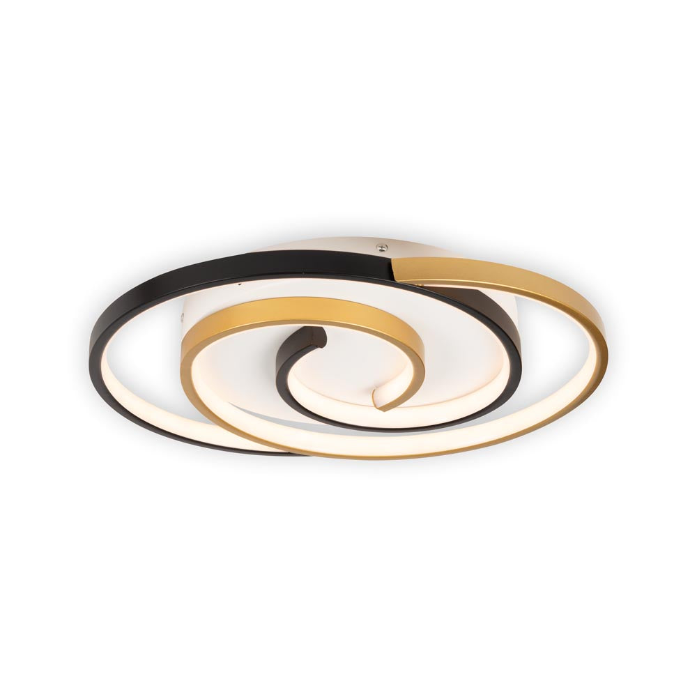Lustra LED TRIM Gold & Black Echivalent 150W