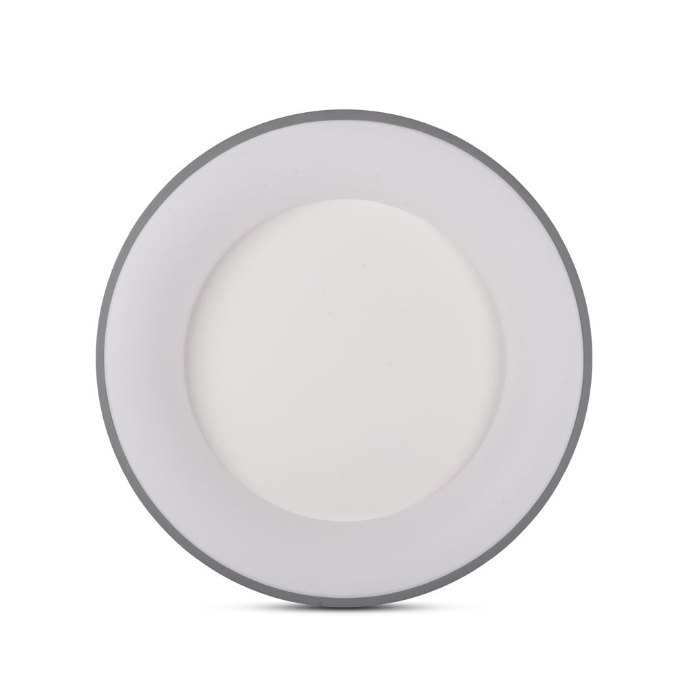 Plafoniera LED LIND Gri Rotunda 48CM Lumina Rece Echivalent 300W