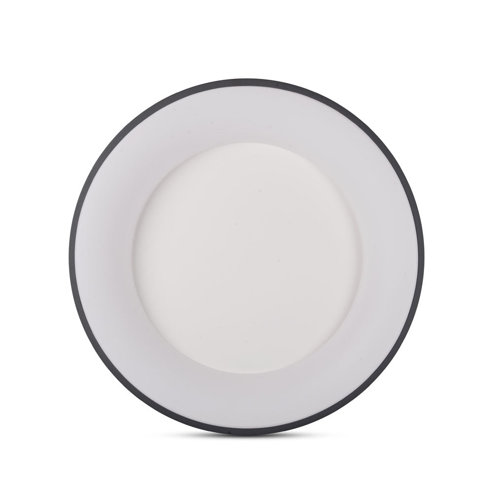 Plafoniera LED LIND Neagra Rotunda 48CM Lumina Rece Echivalent 300W