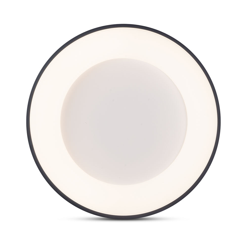 Plafoniera LED LIND Neagra Rotunda 60CM Lumina Rece Echivalent 400W