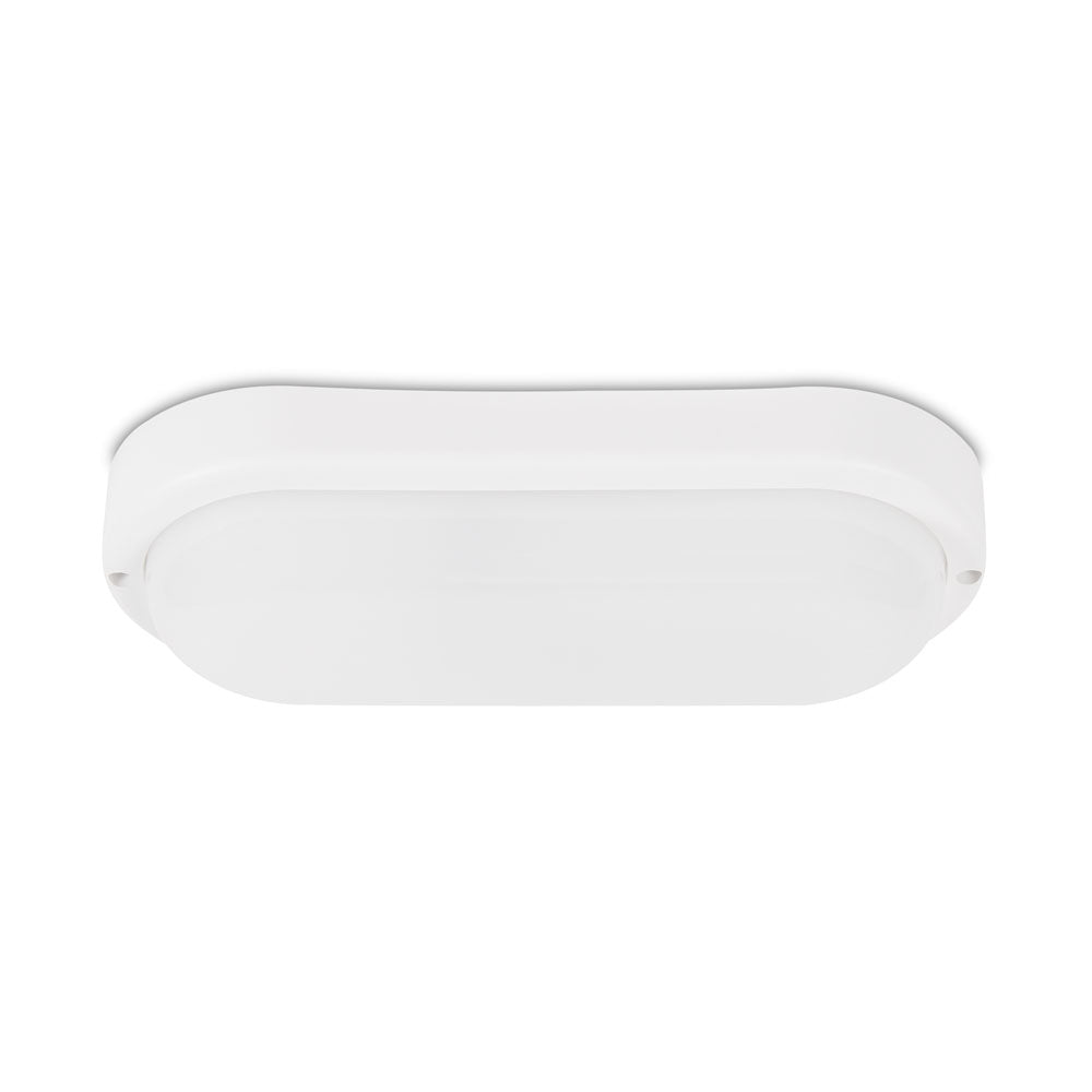 Aplica LED Ovala Exterior 6400K Rotunda 12W BAT 100lm/W XAVI Alba