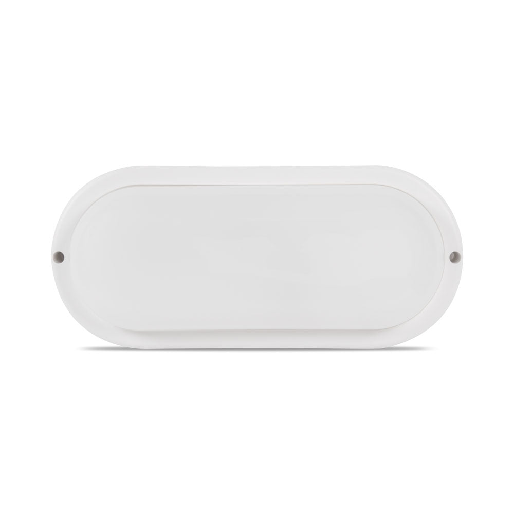 Aplica LED Ovala Exterior 6400K Rotunda 12W BAT 100lm/W XAVI Alba