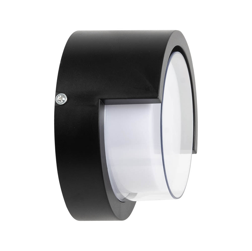 Aplica LED Exterior SIERA Rotunda 12W Neagra