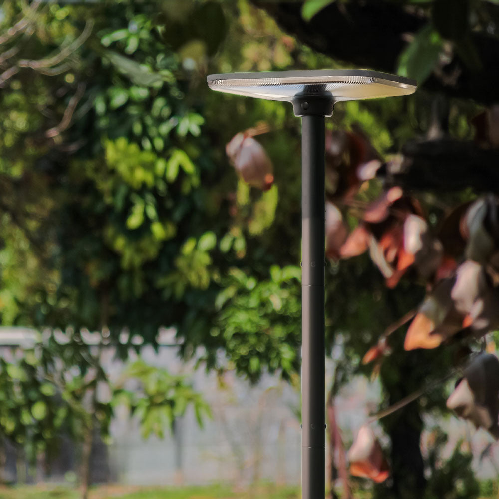 Stalp Modular Solar LED 2.5 Metri 200W, 2500lm, CCT, IP54, Dimabil cu Telecomanda