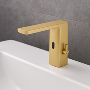 Baterie De Lavoar Cu Senzor Finisaj Auriu Mat PureSense Gold