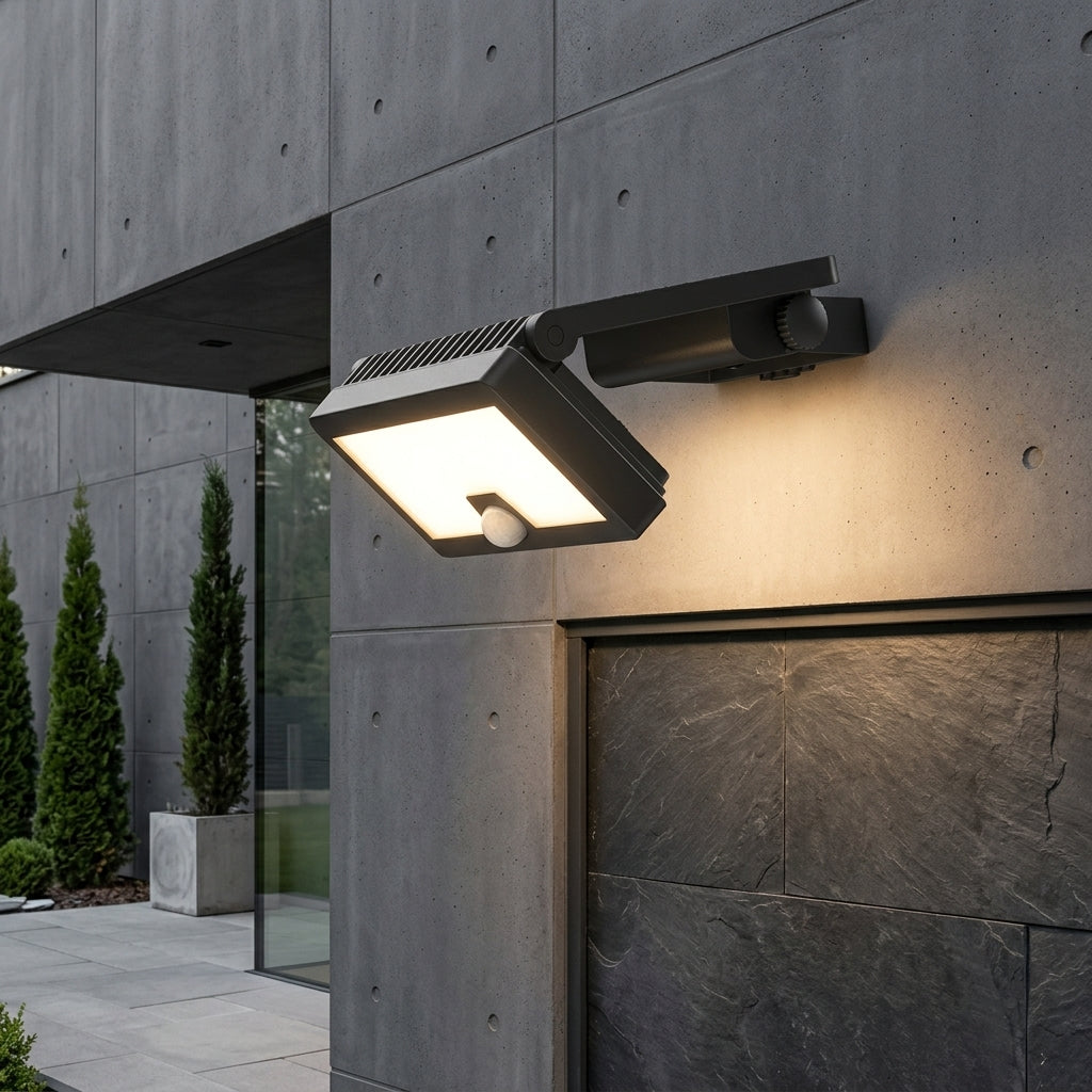 Aplica Solara LED Exterior 10W FERANO Senzor 3 Lumini