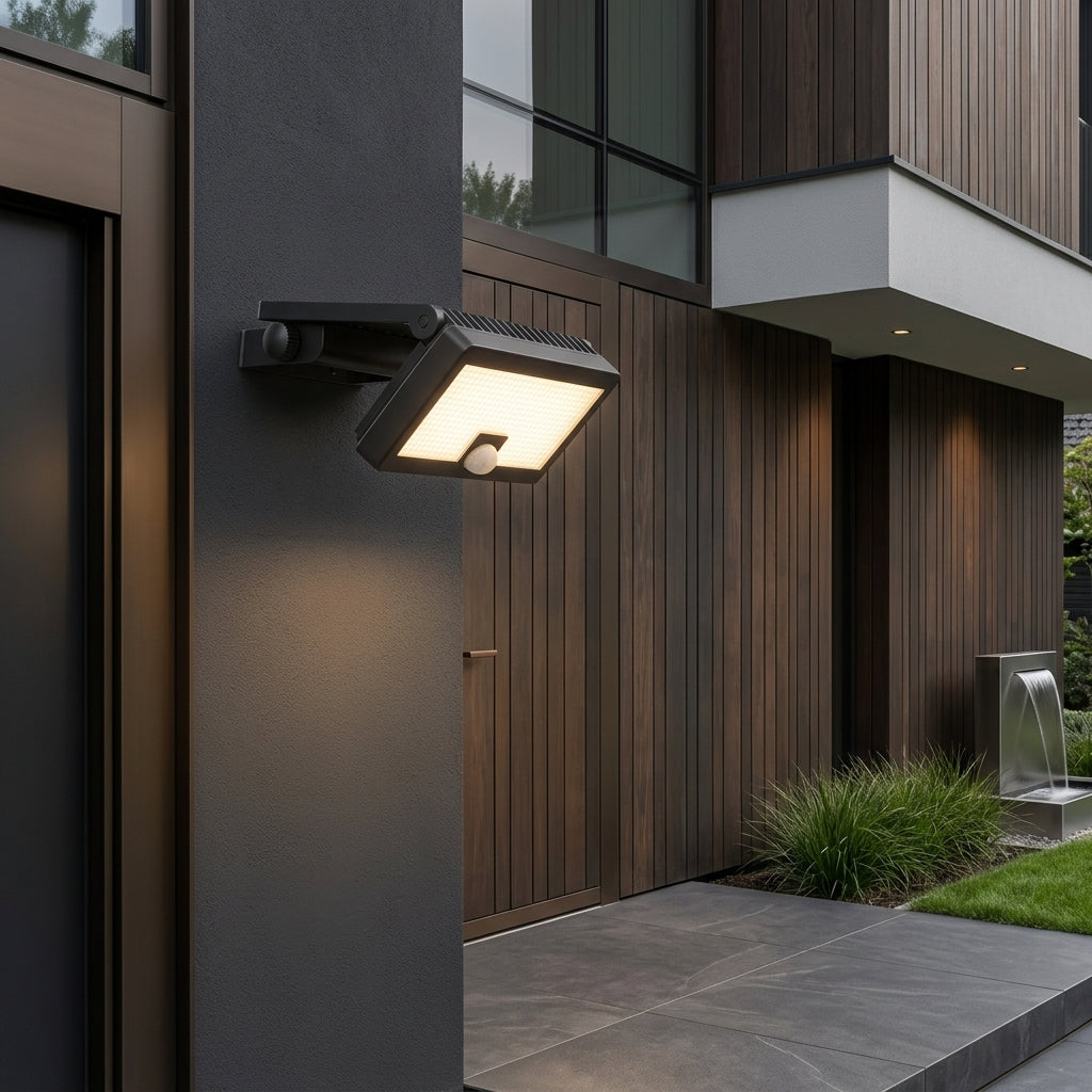 Aplica Solara LED Exterior 10W FERANO Senzor 3 Lumini