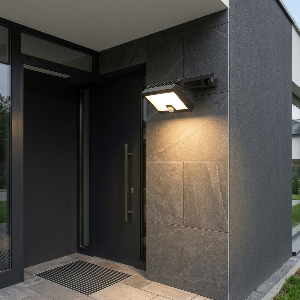 Aplica Solara LED Exterior 10W FERANO Senzor 3 Lumini