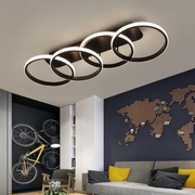 Lustra LED 104W 4 WHEELS BLACK Echivalent 400W