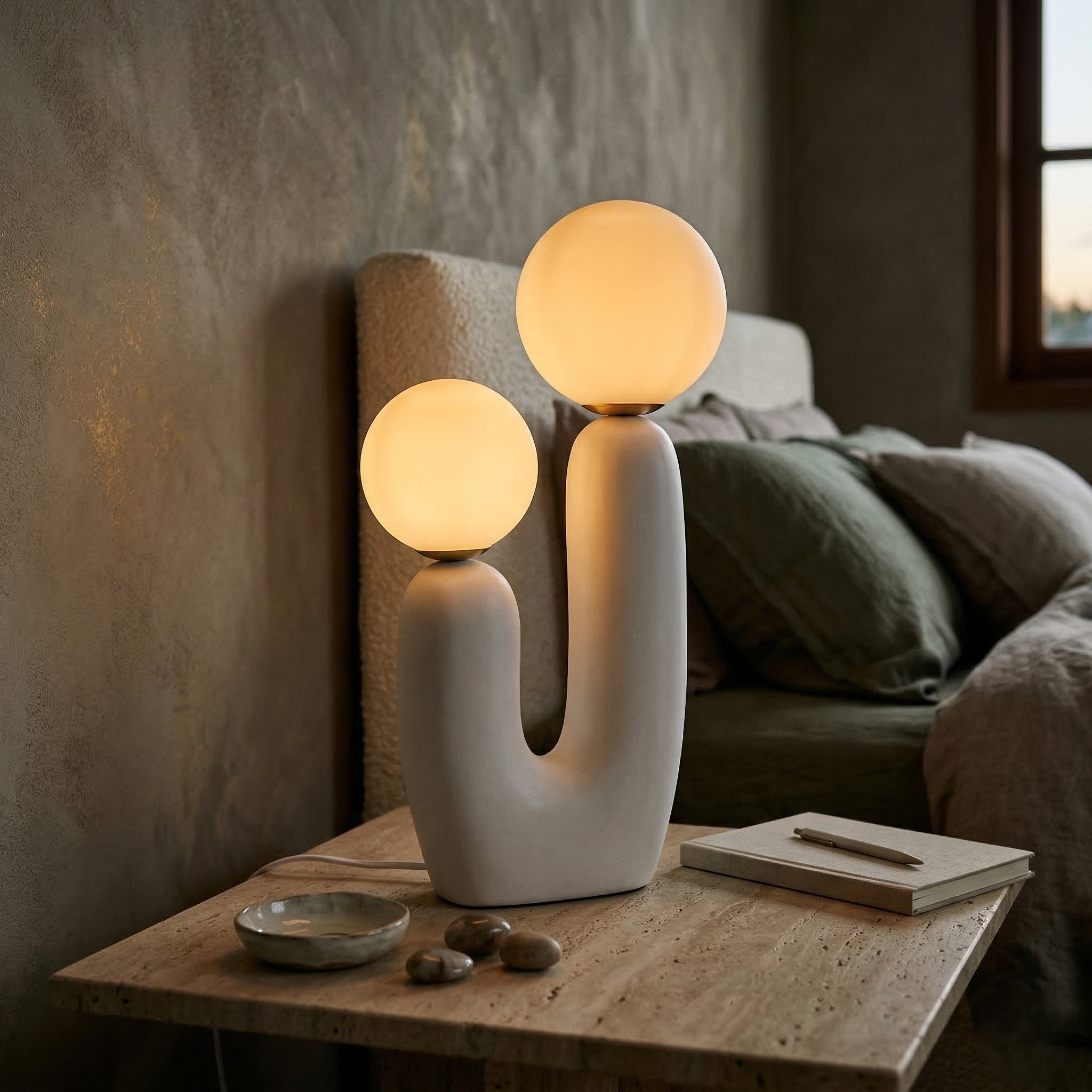 Veioza Moderna Decorativa Twin Glow
