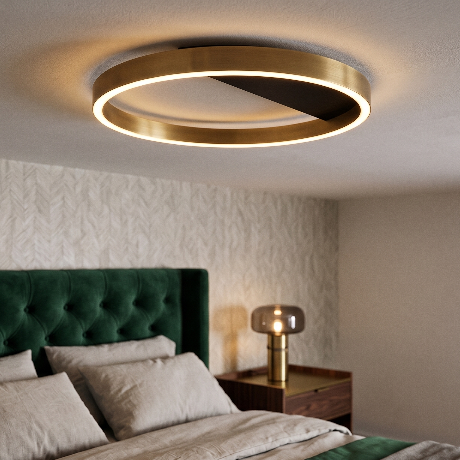 Lustra LED Gold ORIBEL Echivalent 200W