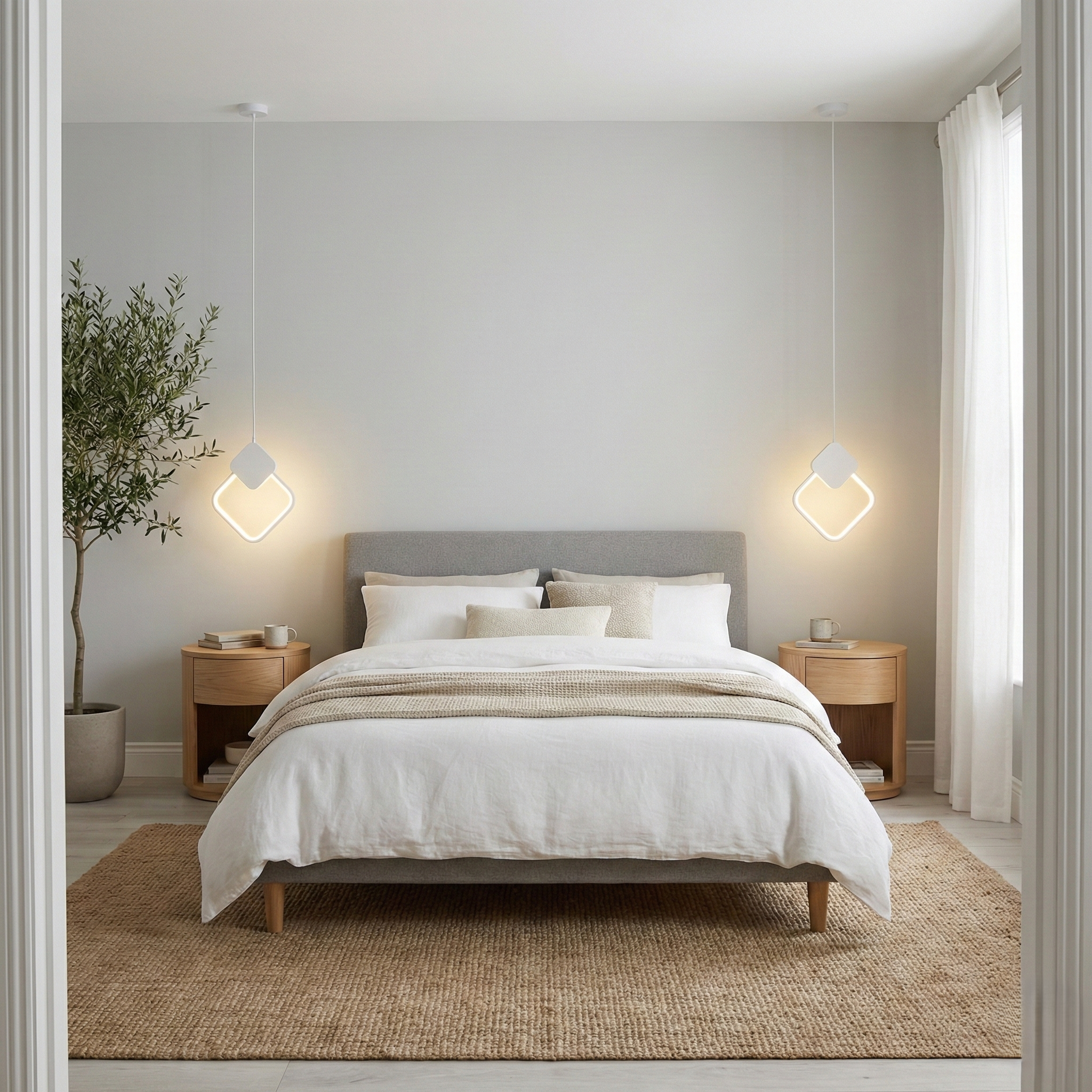 Pendul LED Suspendata Diamond Alb 3 Lumini Echivalent 150W