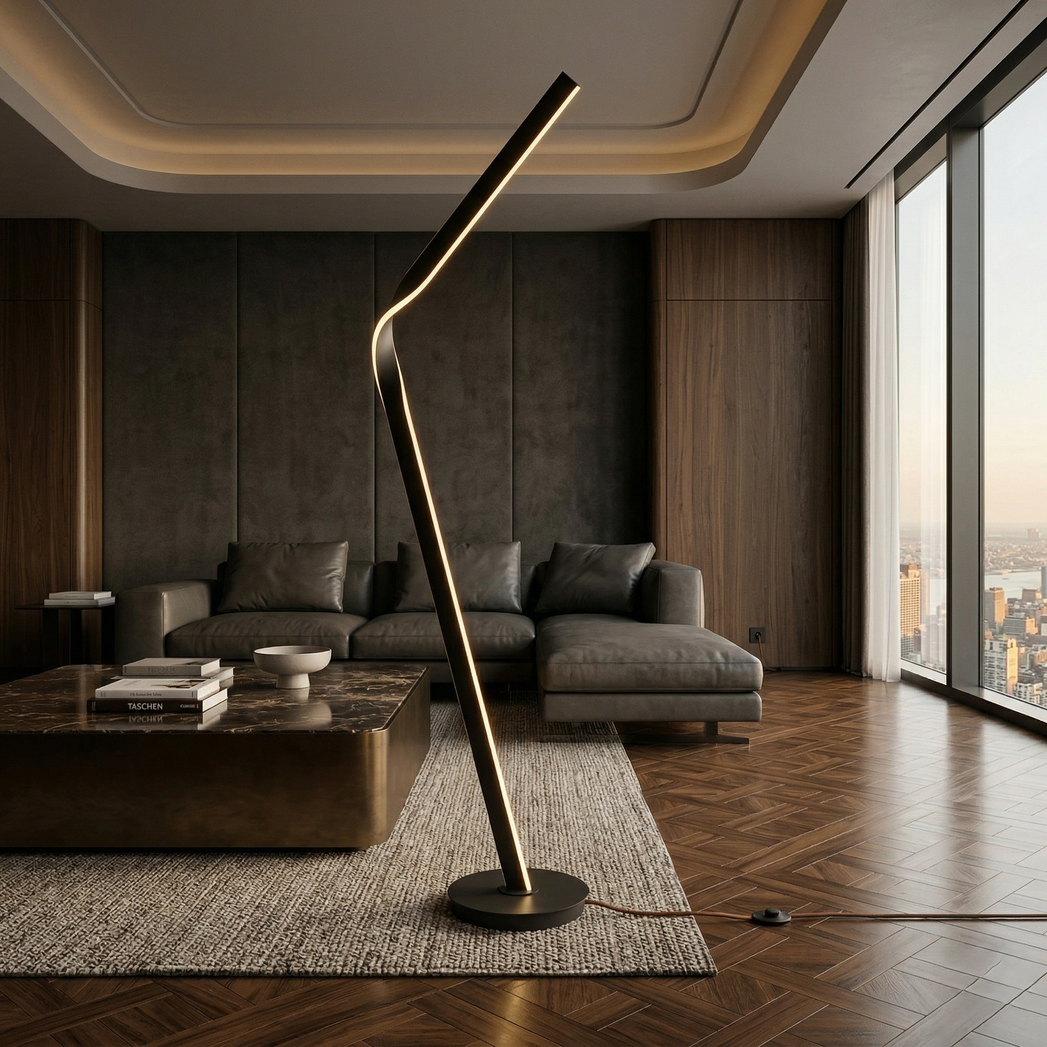 Lampadar Cicenza Black 181CM CINQUE Premium