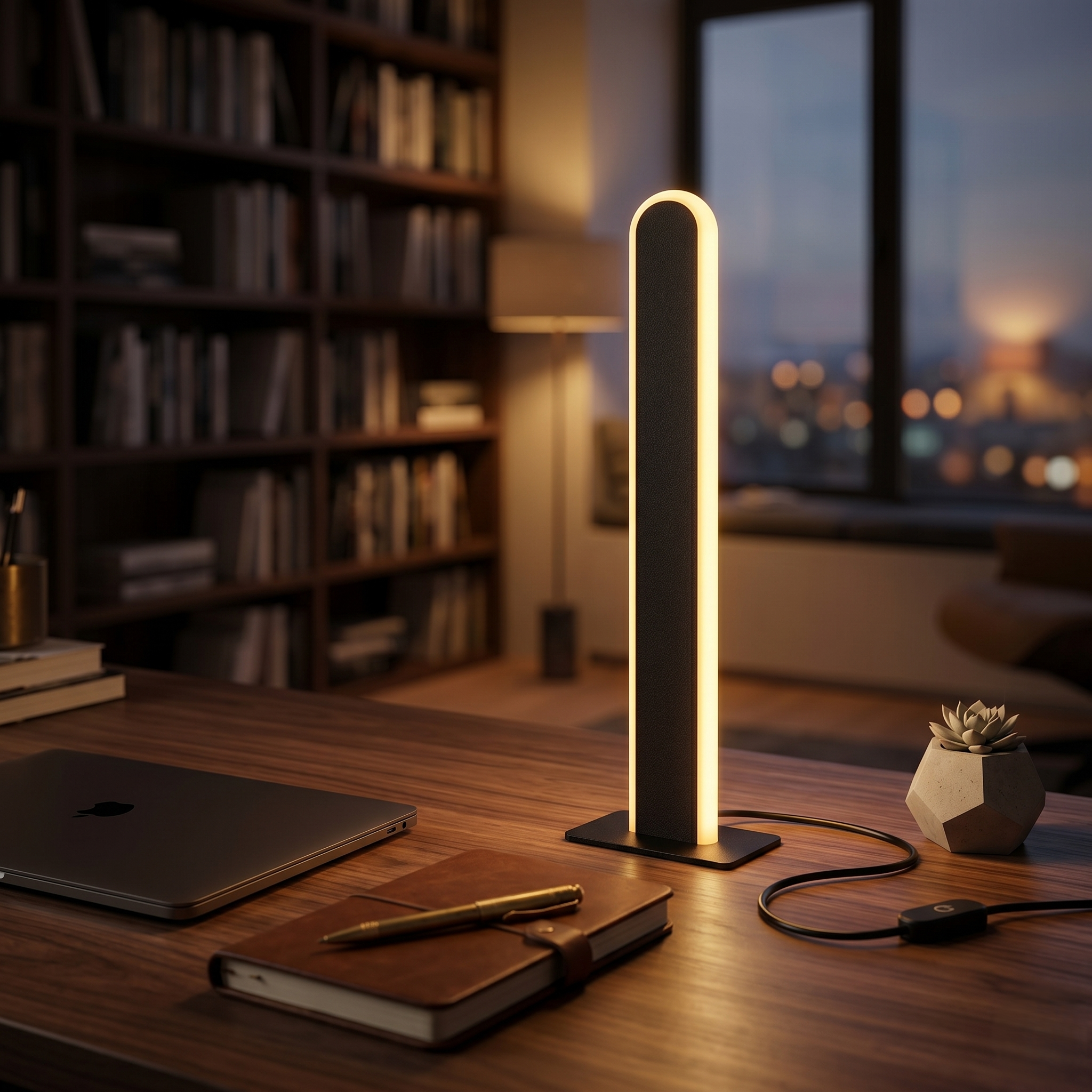 Veioza LED Decorativa Premium Black OMIRA