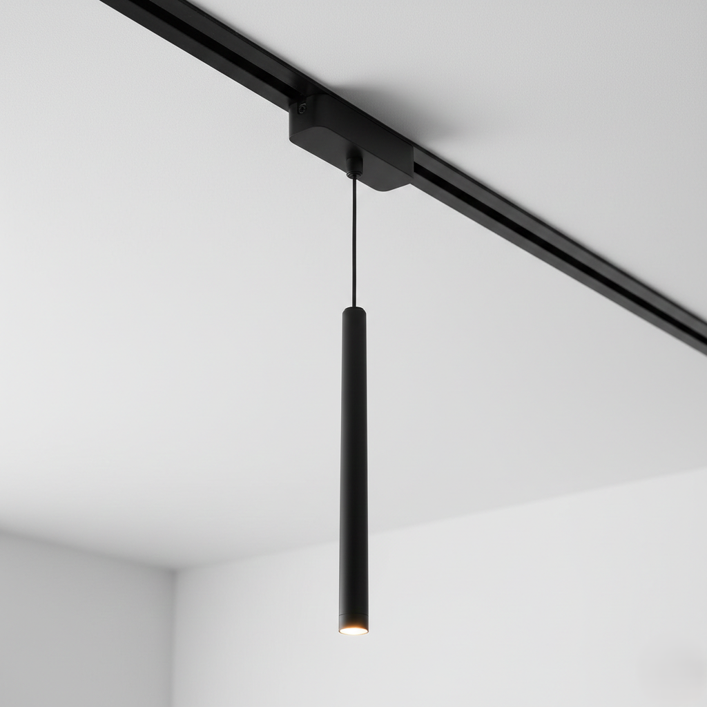 Pendul LED Urban Track 7W Magnetic CCT Negru