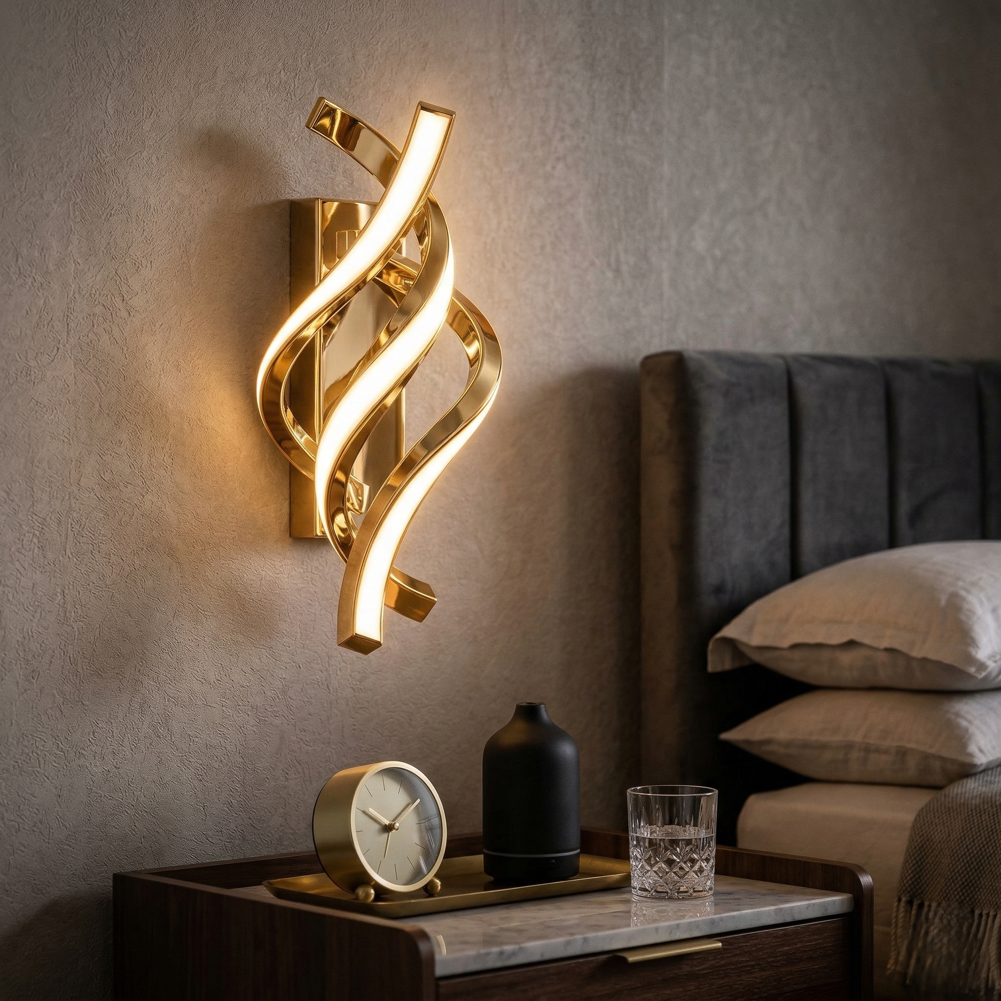 Aplica LED MARY GOLDEN Gloss Echivalent 100W