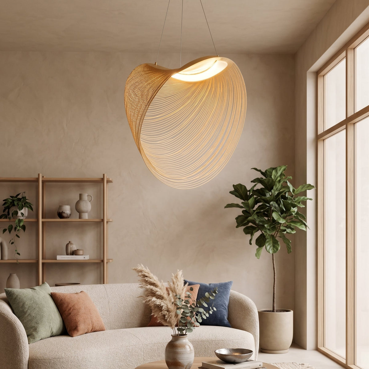 Lustra LED Suspendata VERNAZZA WooD Style
