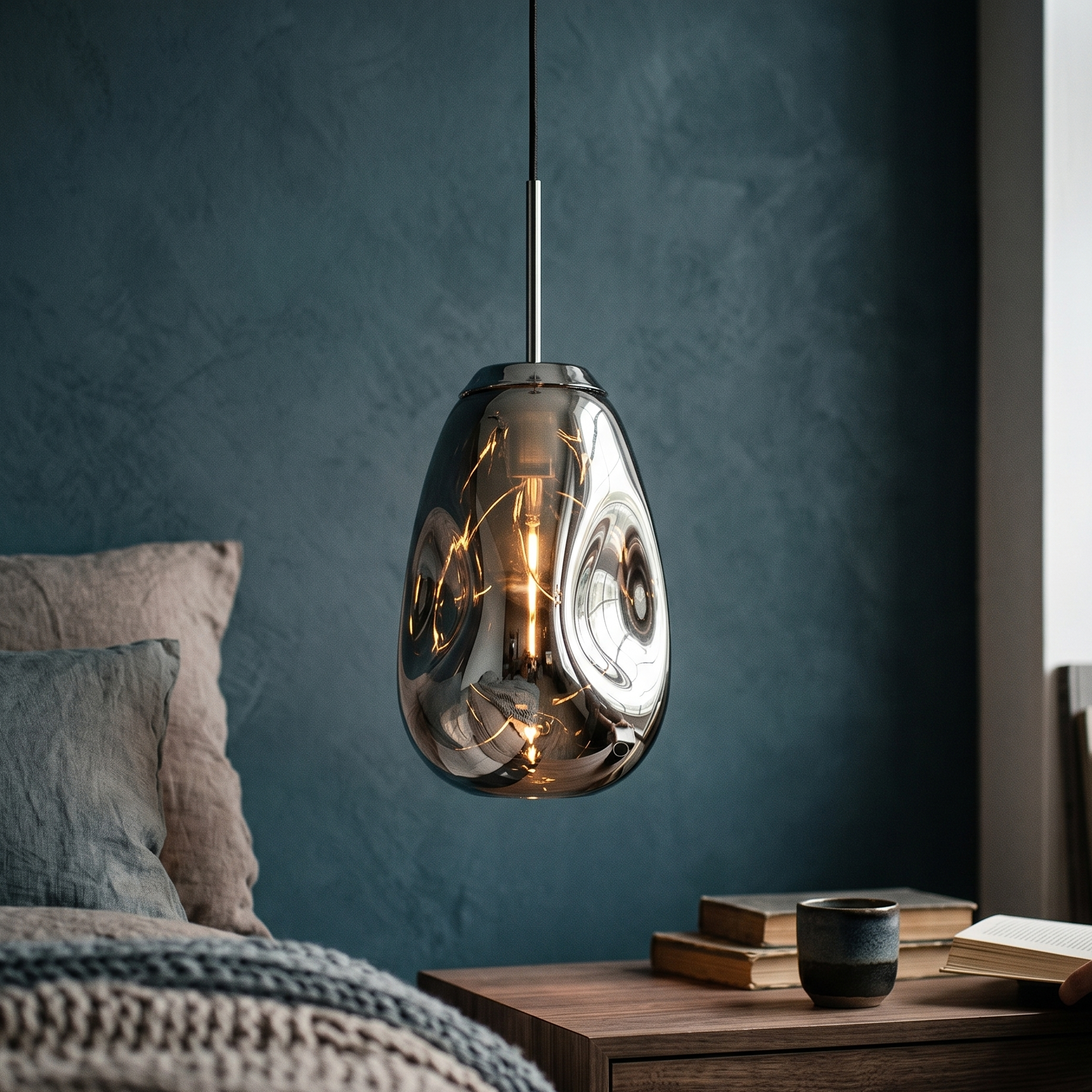 Pendul Luxury Silver CAVO 1xE27