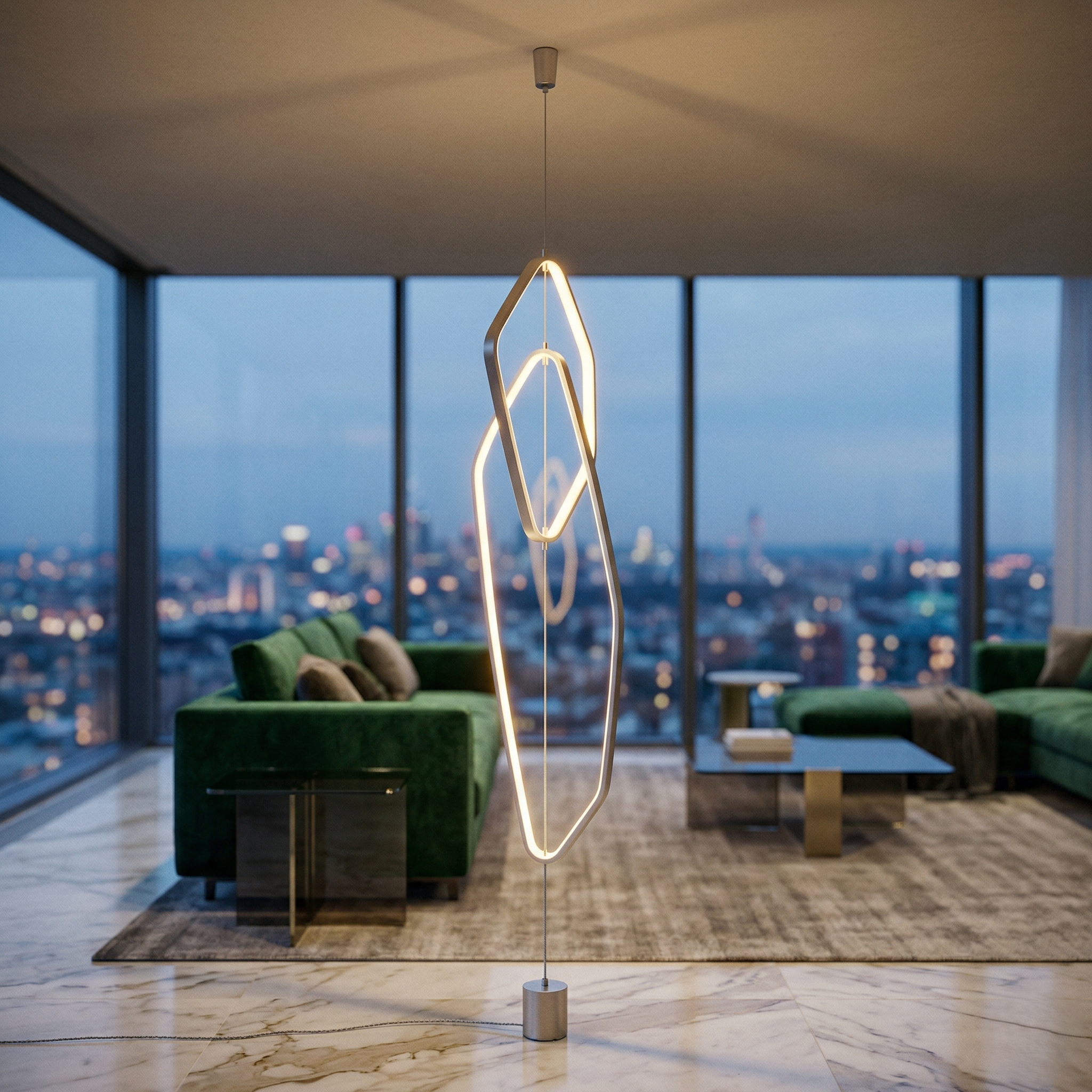 Lampadar Civasto Silver 140CM CINQUE Premium