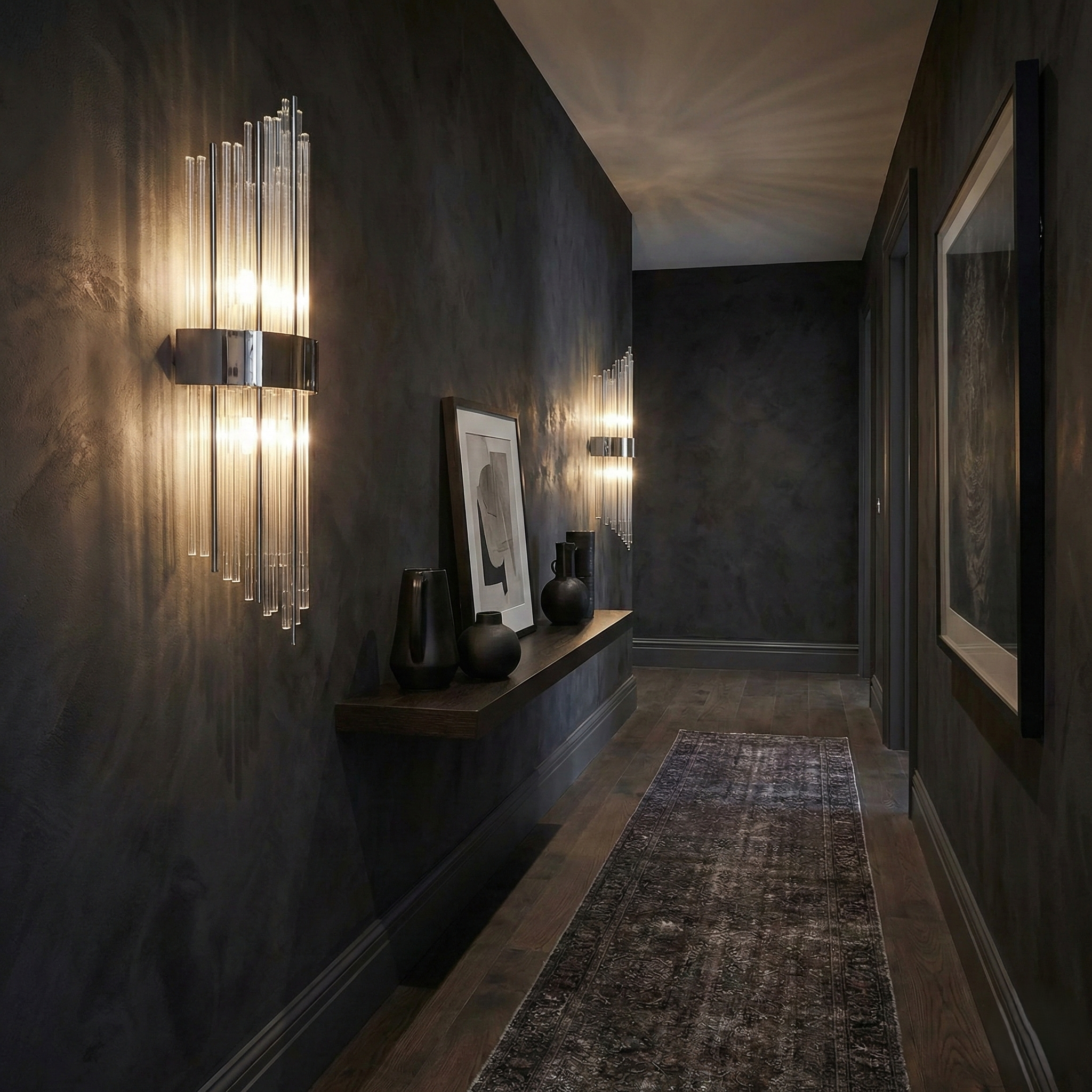 Aplica Perete Cristal Silver CROWN