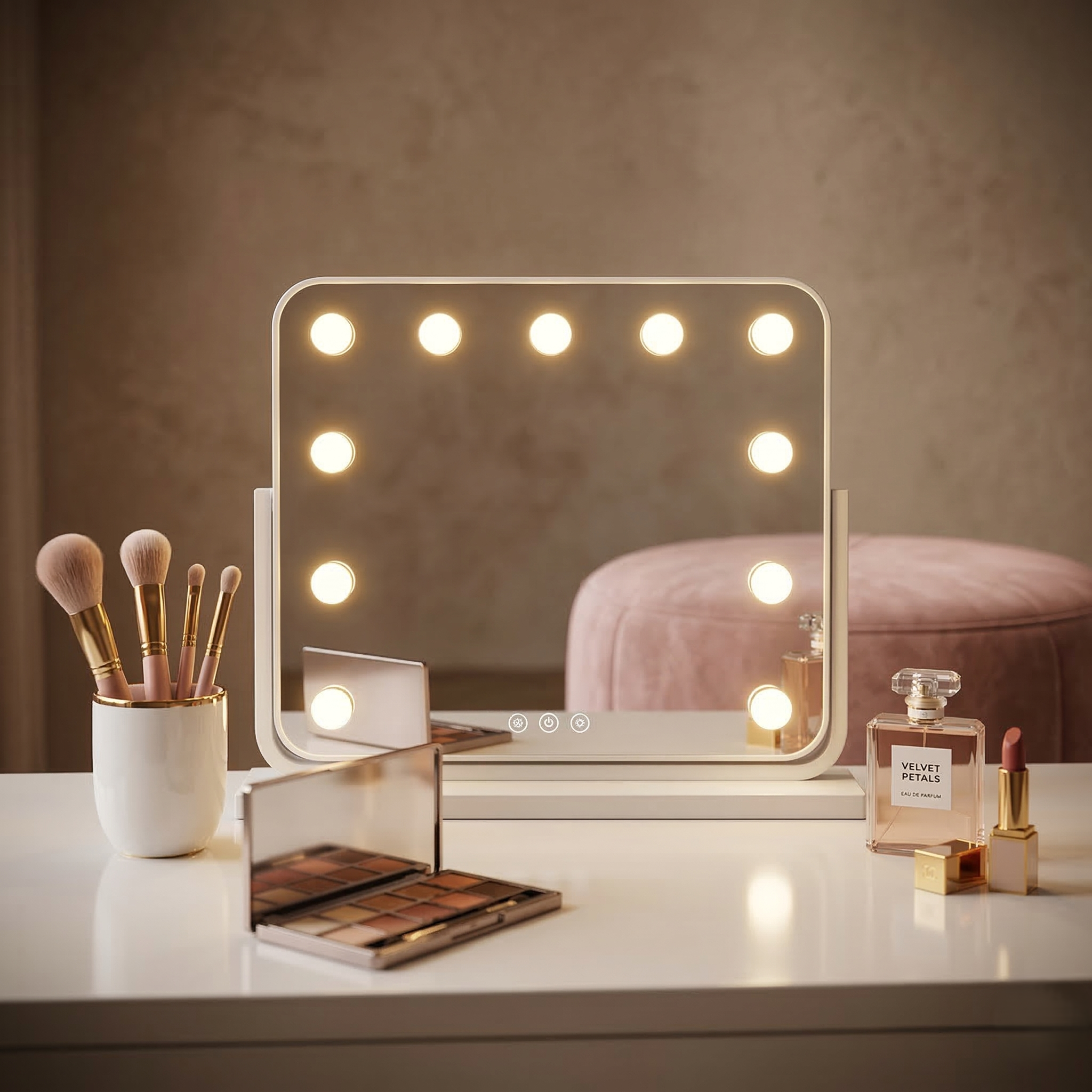 Oglinda LED Make-UP BELLORIA 50x40CM 3 Lumini