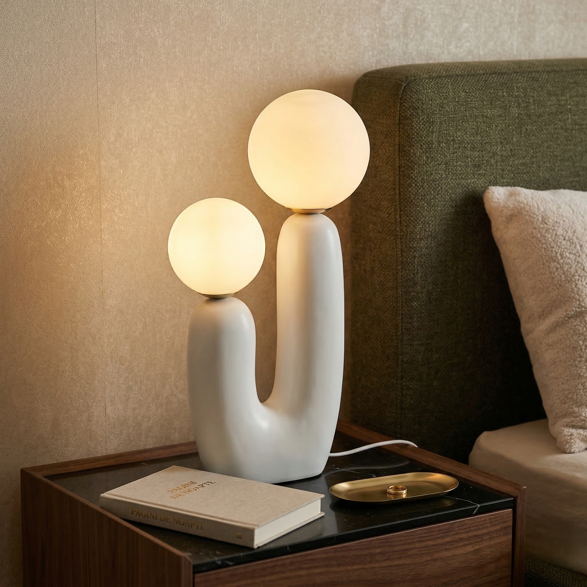Veioza Moderna Decorativa Twin Glow