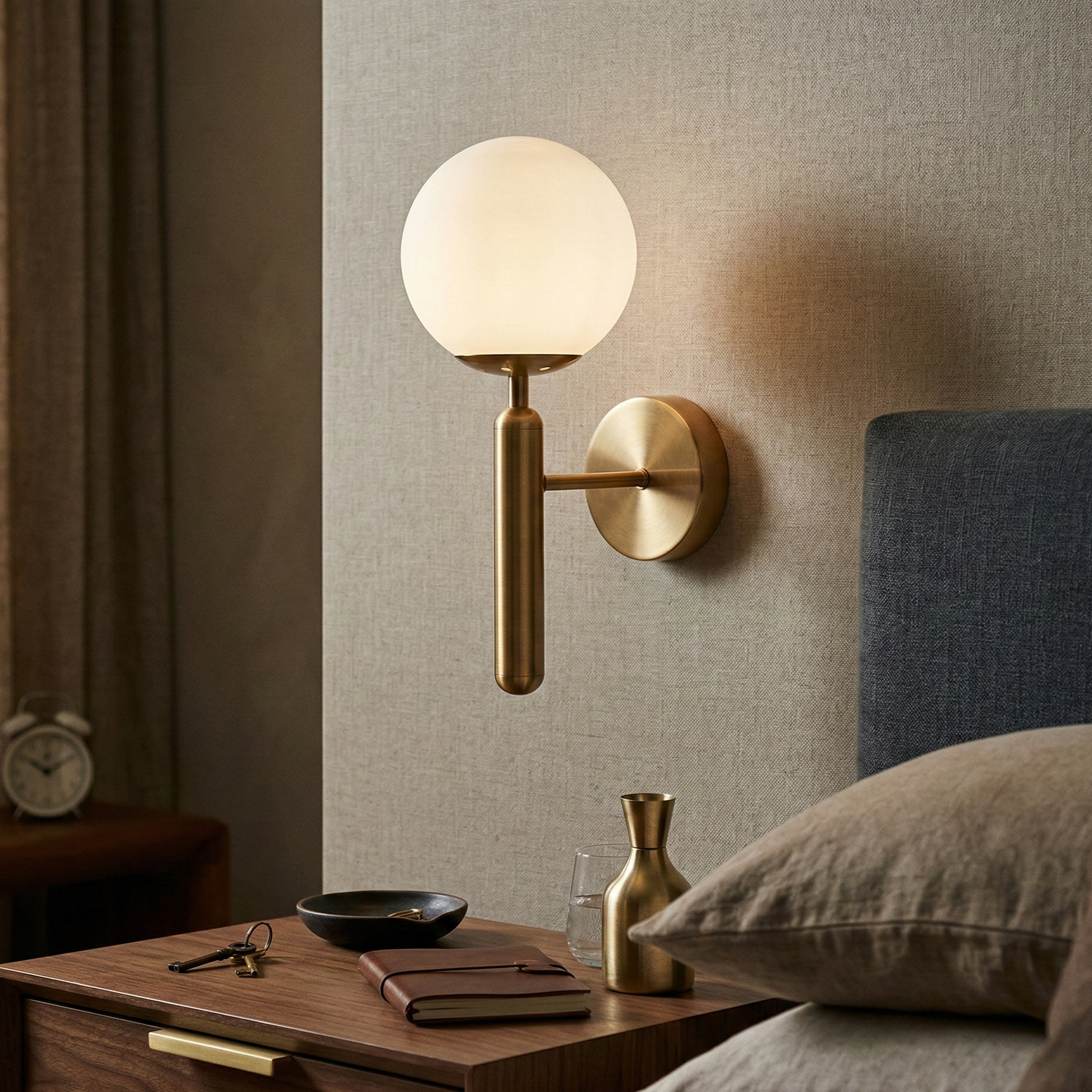 Aplica PREMIUM Abajur Mat Golden ROYAL BRASS 33CM