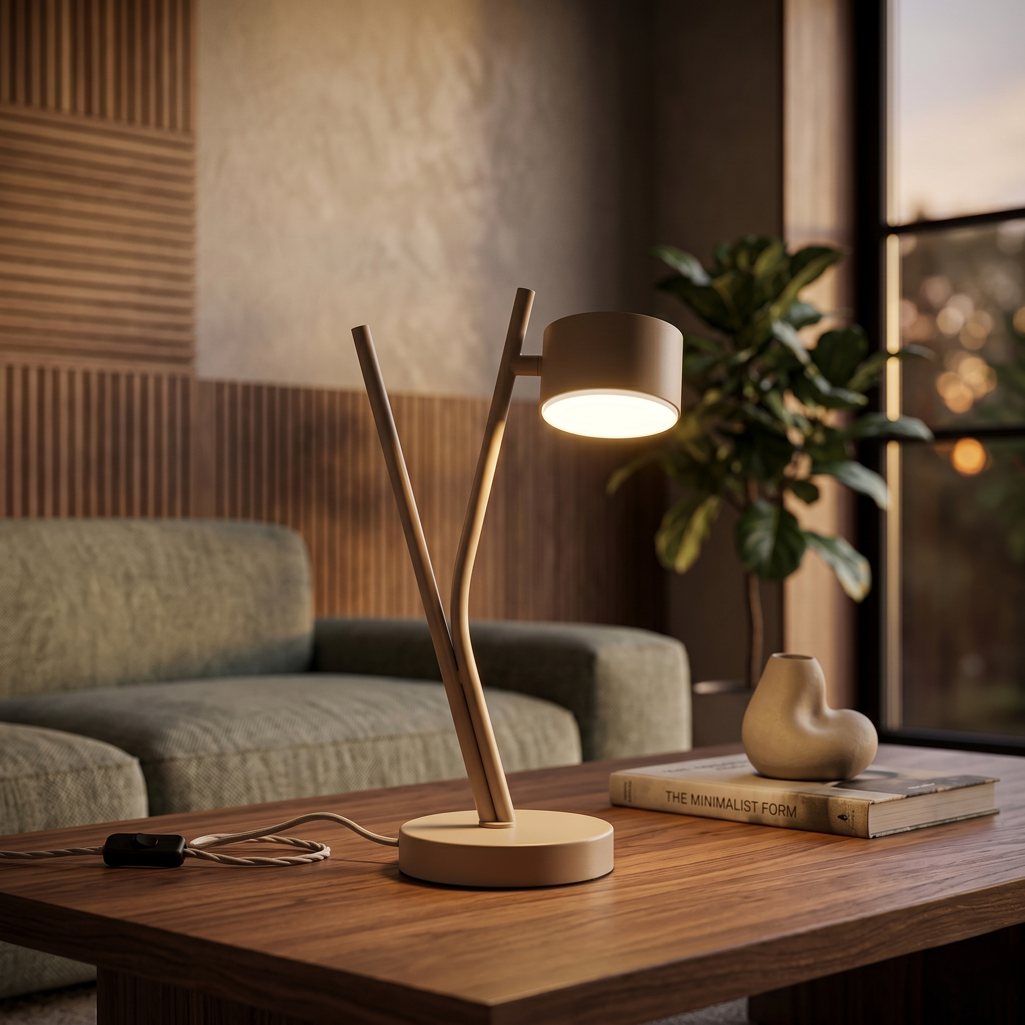 Veioza Decorativa Premium CODA Bej 1xGX53