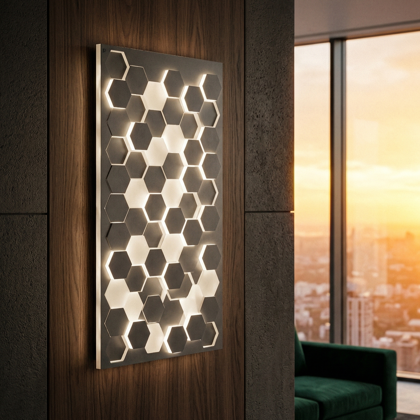 Aplica LED Cifavo Black 115CM CINQUE Premium