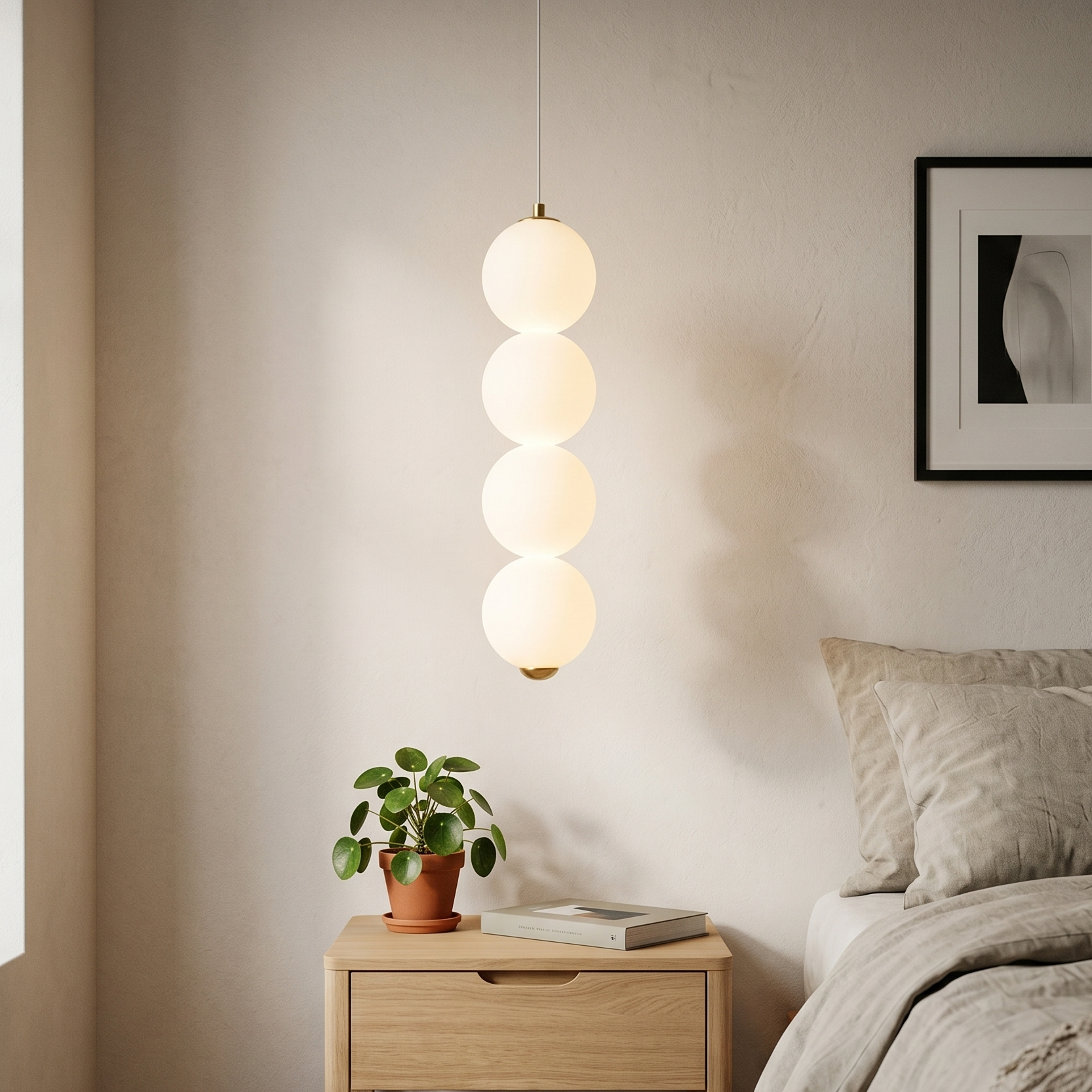 Pendul LED Abajur Mat Gold Major VINTER Echivalent 300W