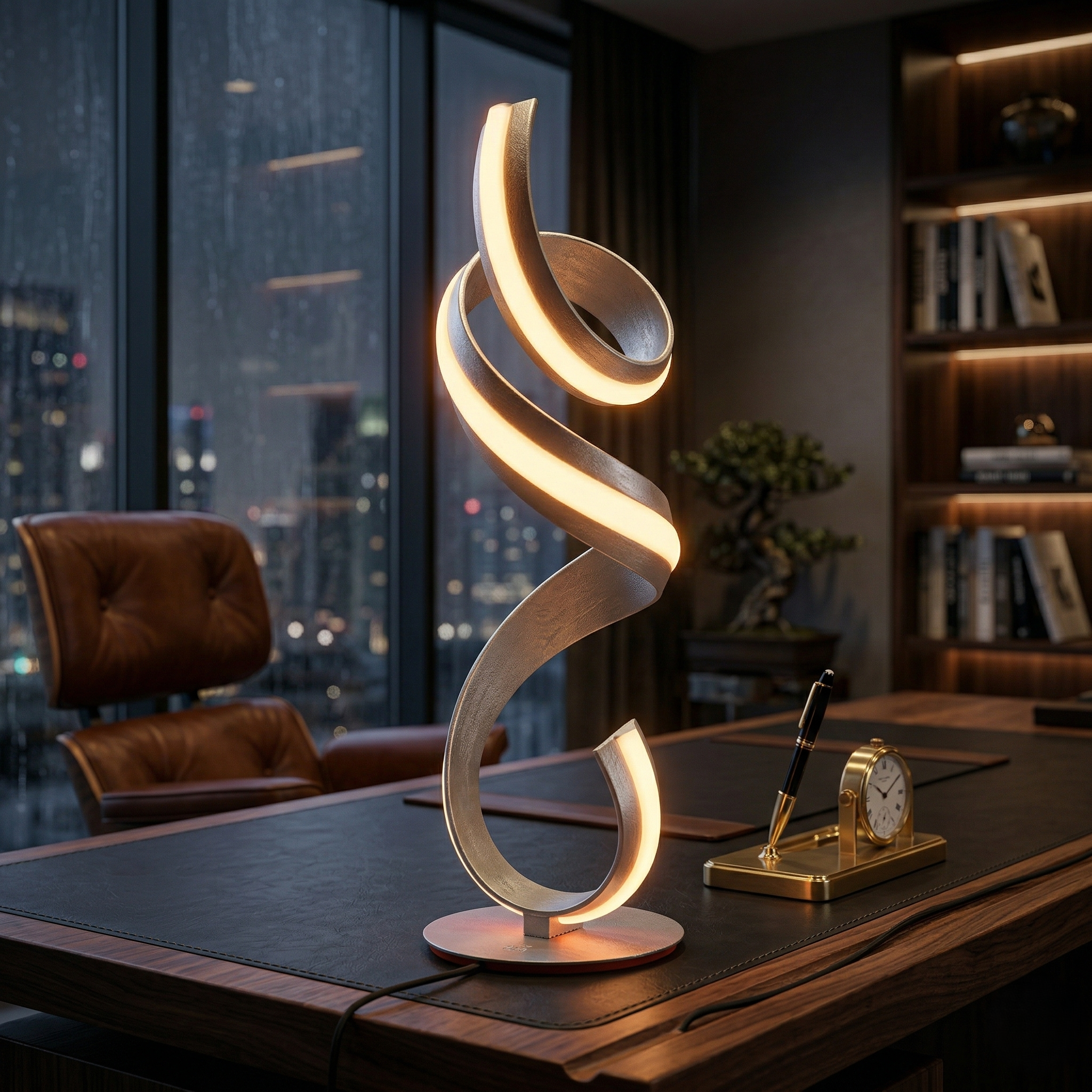 Veioza LED Cisenna Silver 60CM CINQUE Premium