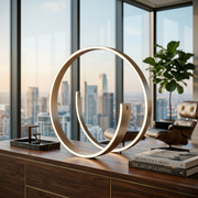 Veioza LED Cinardi Silver 45CM CINQUE Premium