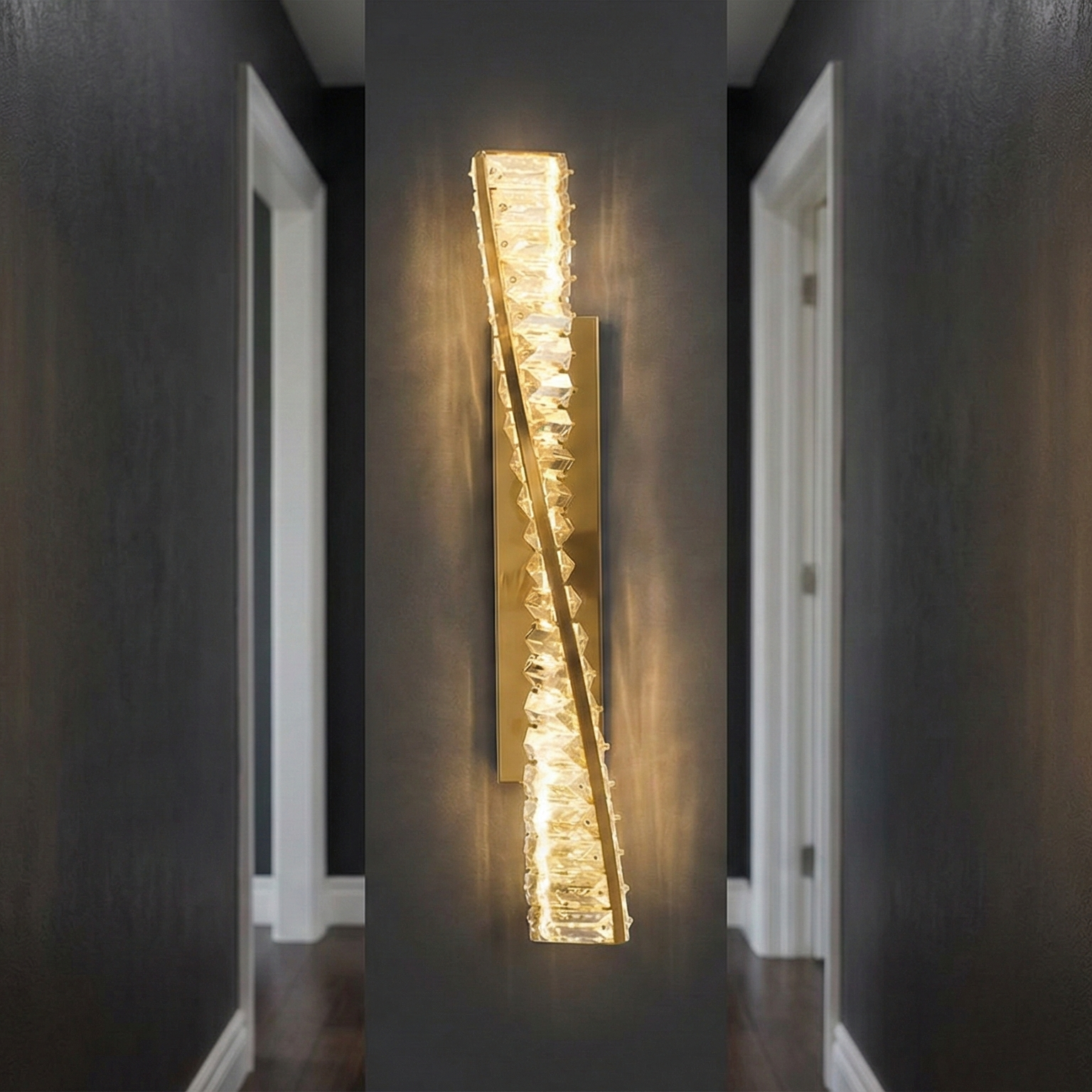 Aplica LED Cristal CIRQA Gold 50CM