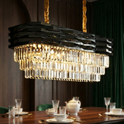 Candelabru Cristal Black MALVINA 80x30CM