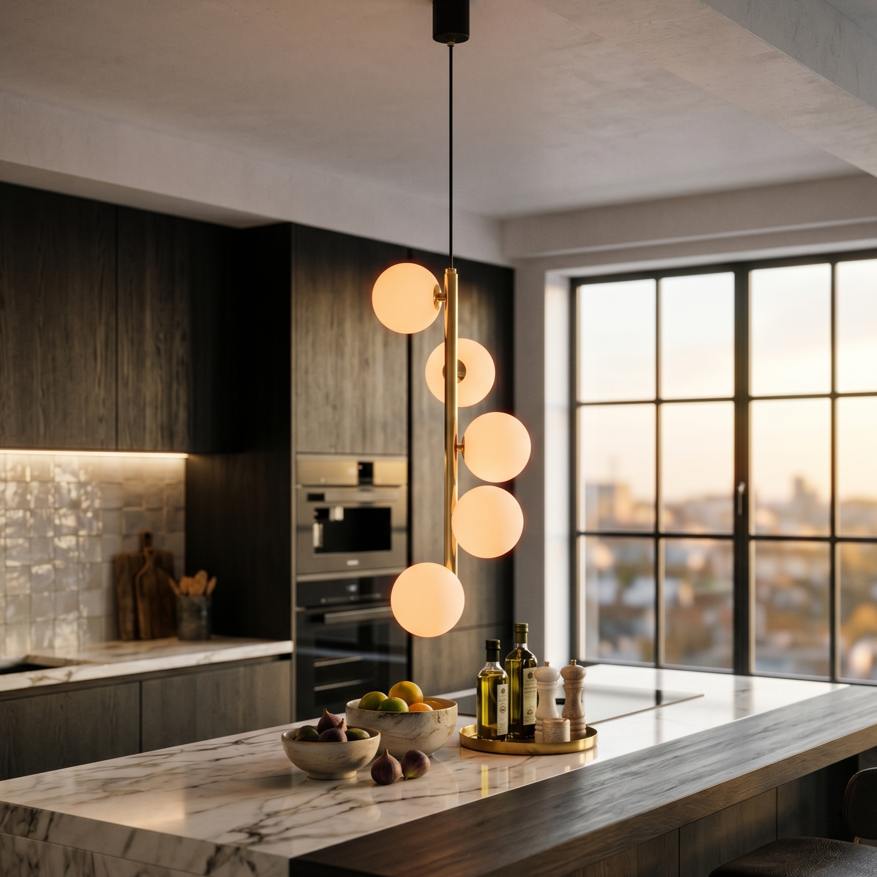 Pendul Abajur ALI Gold Premium