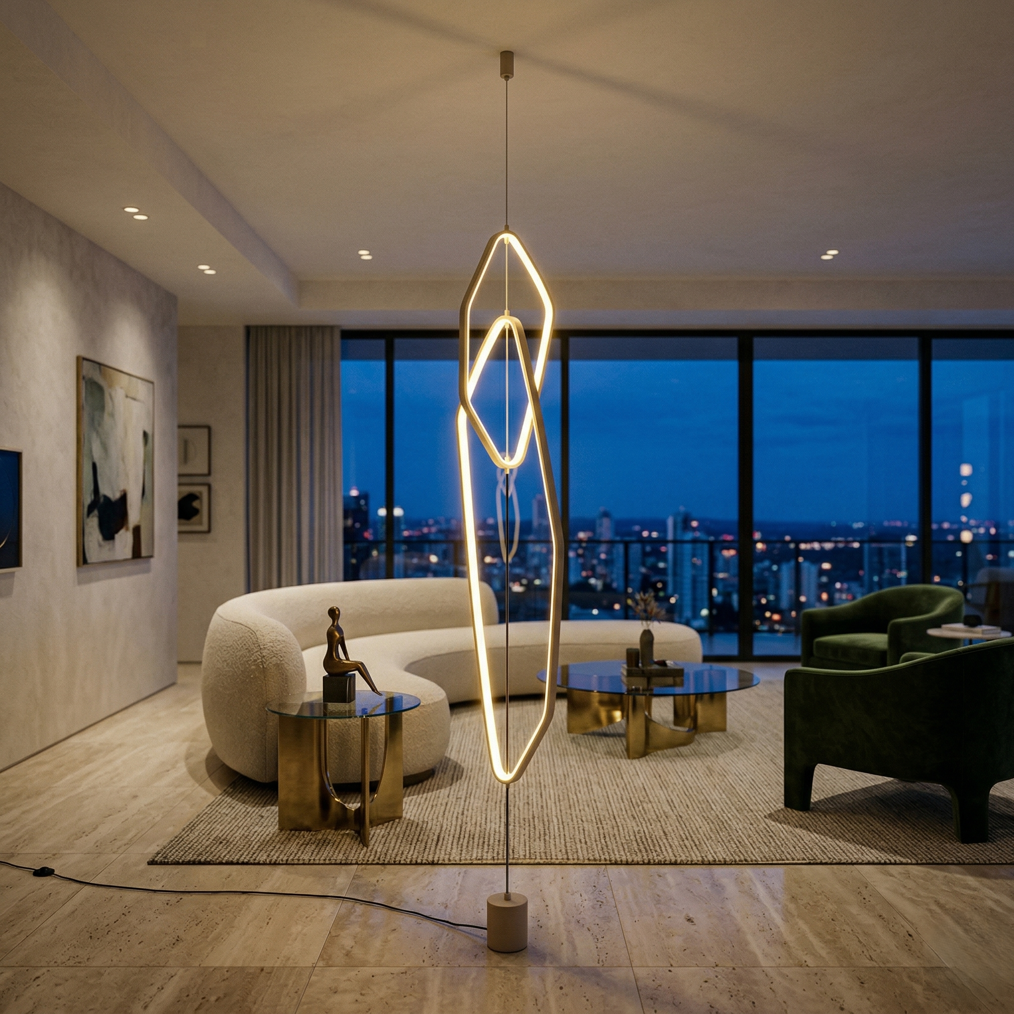 Lampadar Civasto Beige 140CM CINQUE Premium