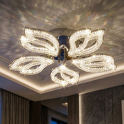 Lustra LED ANEMONE Sparkle Chrome Echivalent 600W Telecomanda